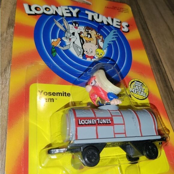 ERTL Looney Tunes Yosemite Sam Vintage Die-cast Metal Train Car 1989 - Picture 3 of 5